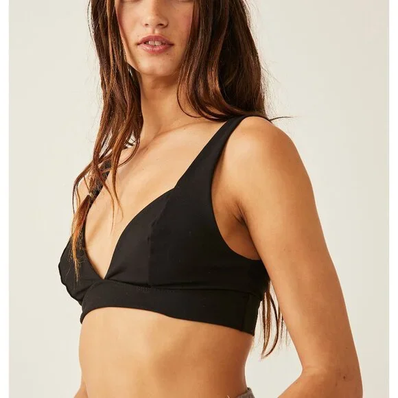 FREE PEOPLE Duo Corset Bralette / Black - Picture 5 of 12